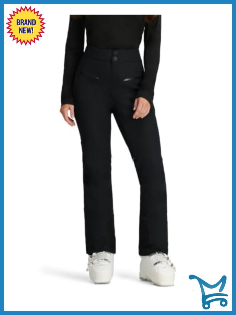 Waterproof Insulated Ski Snow Pants 2-Way Stretch Womens Winter